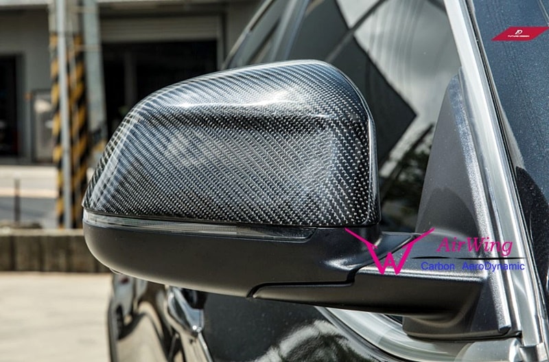 F26 X4 - Performance style Carbon mirror cover set 01